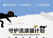网易云音乐启动「守护流浪猫」计划，用温暖的服务迎接新年