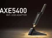 微星推出 AXE5400 USB 无线网卡，兼容 WIFI 6E、配备延长底座
