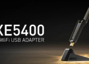 旧电脑也能享受6Ghz的网络速度：微星AXE5400三频Wi-Fi 6E USB适配器